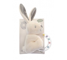 Eco Friendly Little Bunny Design Teething Rattle Baby Toys