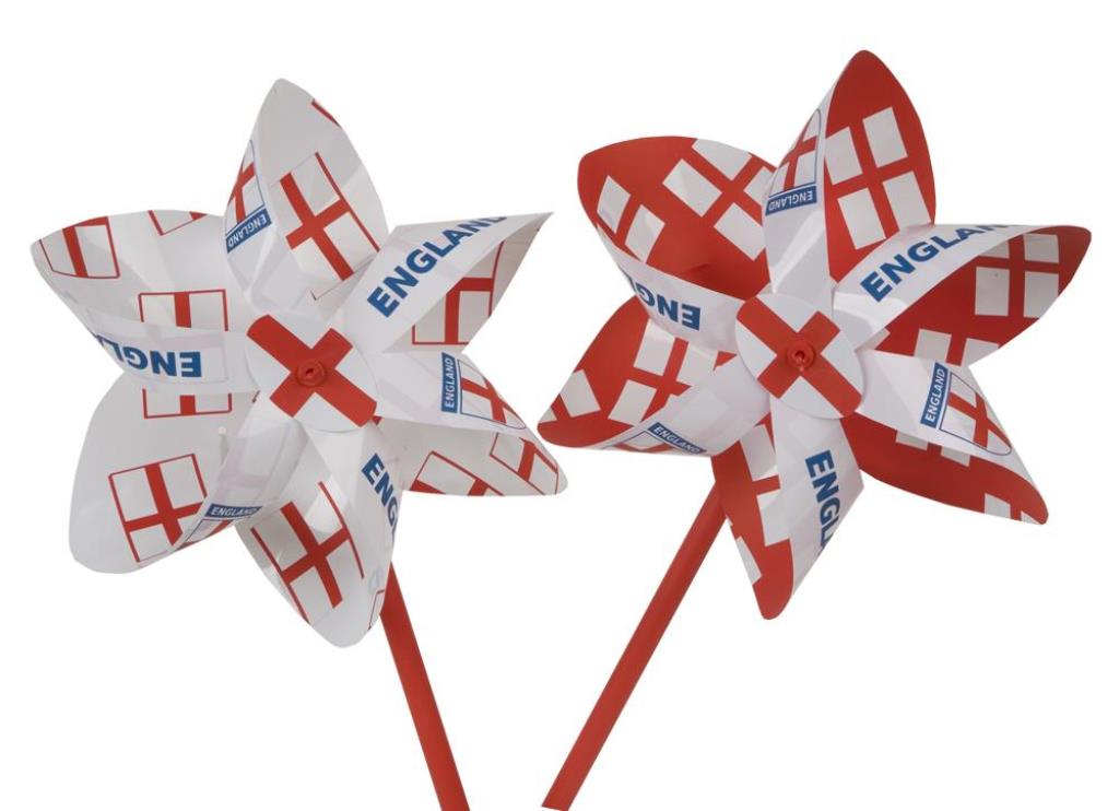 England Flag Windmill 25cm - Click Image to Close