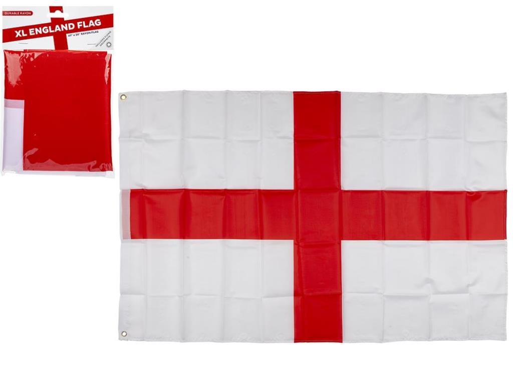 St George England 120 X 75cm Rayon Flag With Grommets - Click Image to Close