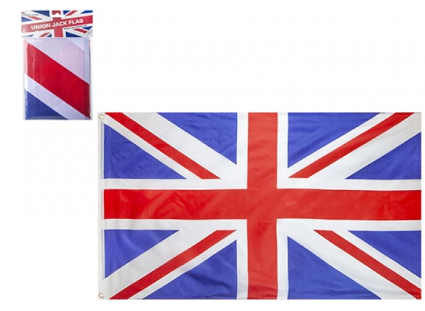 Union Jack Rayon Flag 120cm X 75cm - Click Image to Close