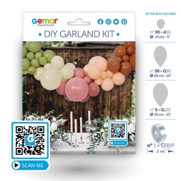 Gemar DIY Garland Kit Naturals - Click Image to Close