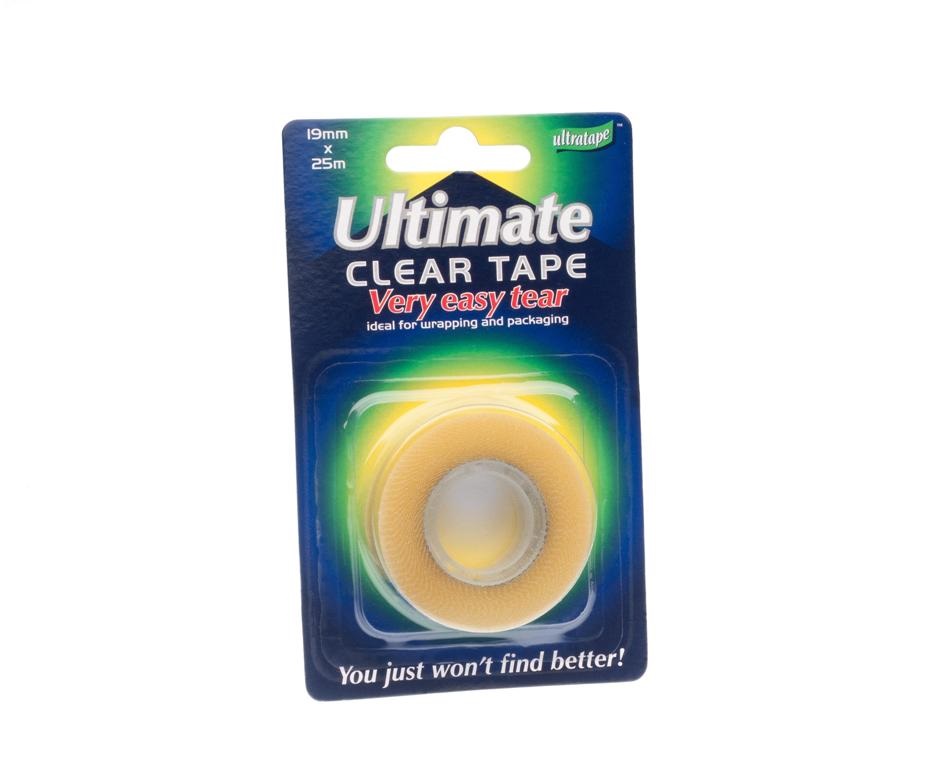 Ultratape Ultimate 19mm X 25M Easytear Tape 1 Roll - Click Image to Close
