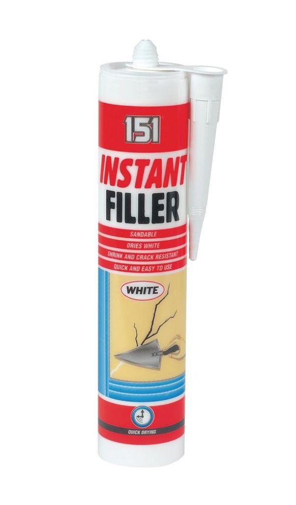 Instant Filler White 310ml Cartridge - Click Image to Close