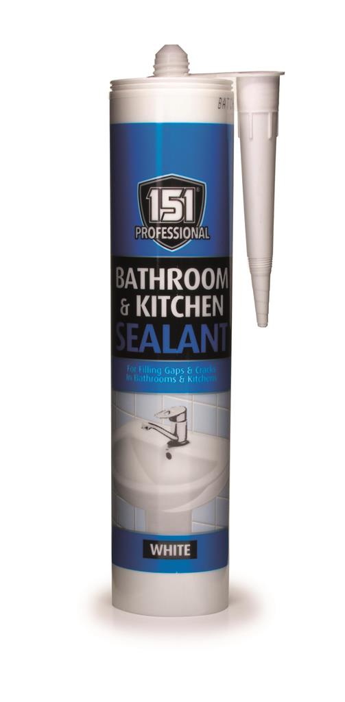 151 Pro Bath & Kitchen Sealant 310ml - Click Image to Close