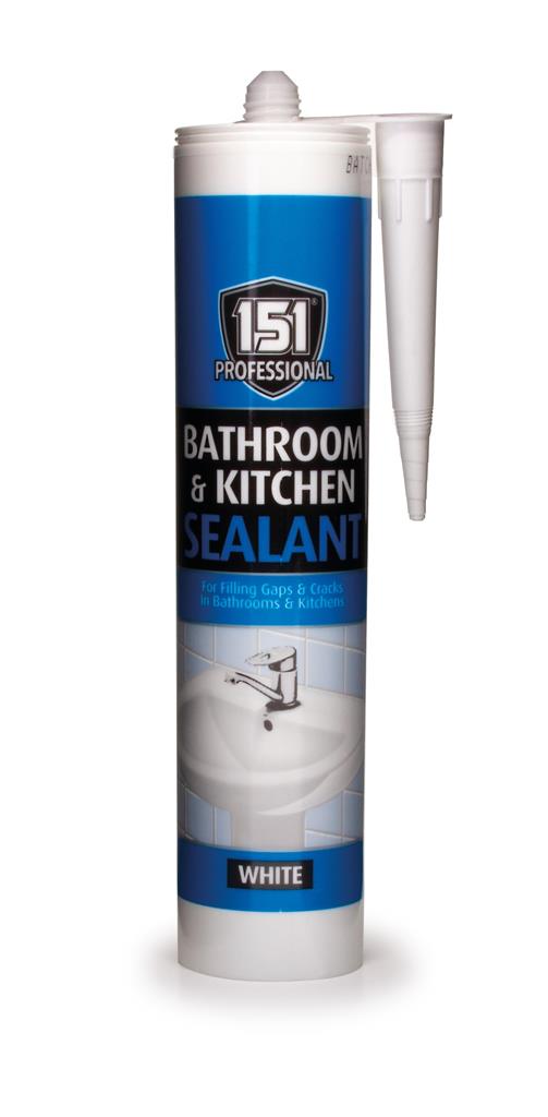 151 Pro Bath & Kitchen Sealant 310ml - Click Image to Close