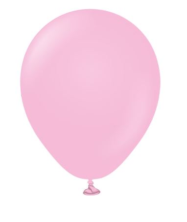 Kalisan 5" Standard Candy Pink Latex Balloons 100 Pack - Click Image to Close