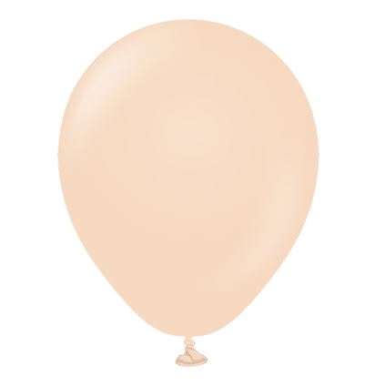 Kalisan 5" Standard Blush Latex Balloons 100 Pack - Click Image to Close