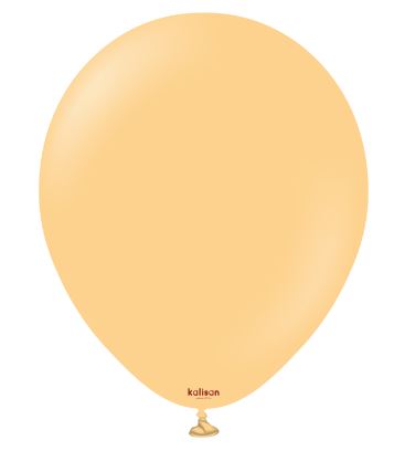 Kalisan 5" Standard Peach Latex Balloon 100 Pack - Click Image to Close