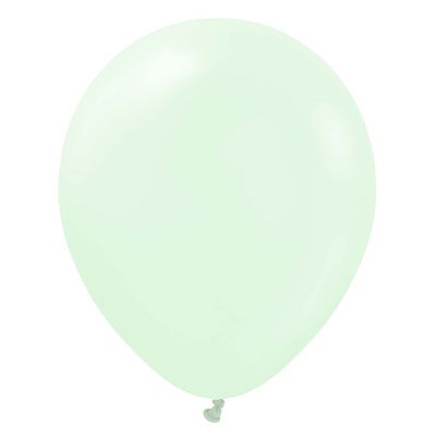 Kalisan 5" Standard Macaron Pale Green Balloons 100pc - Click Image to Close
