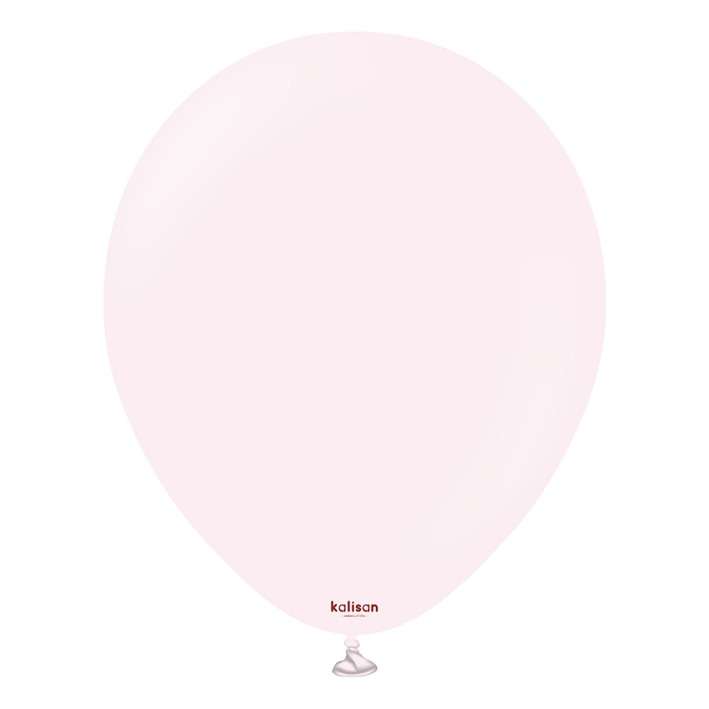 Kalisan 5" Standard Macaron Pale Pink Balloons 100pc - Click Image to Close