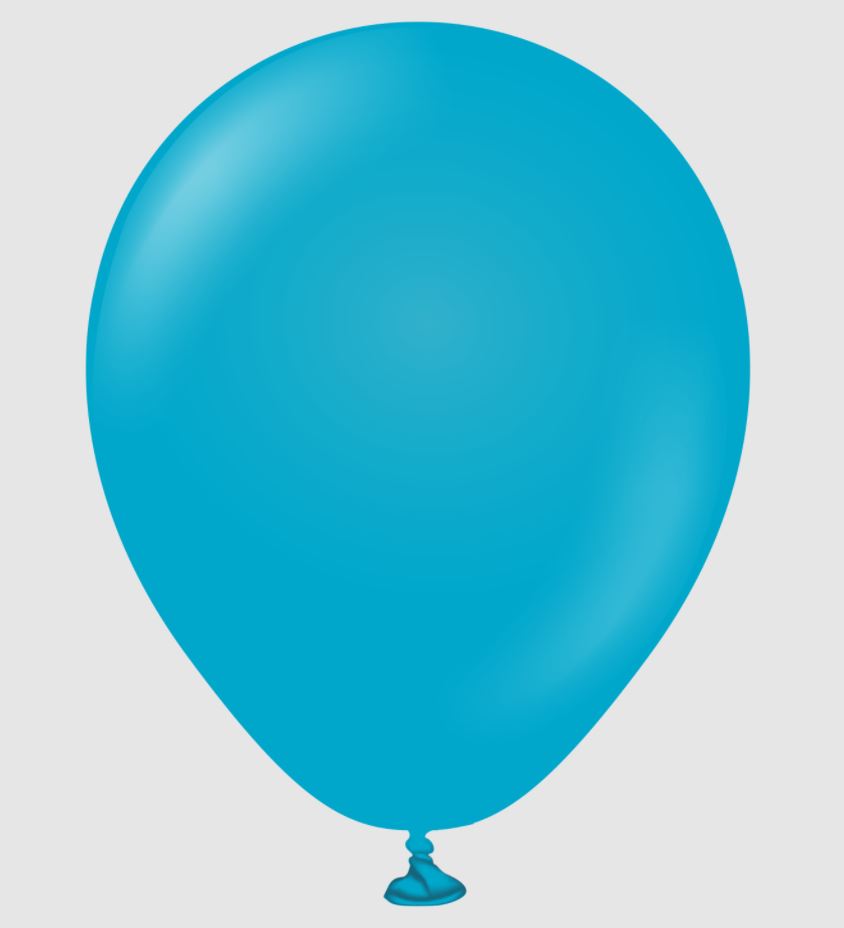 Kalisan 5" Retro Blue Glass 100 Pack - Click Image to Close