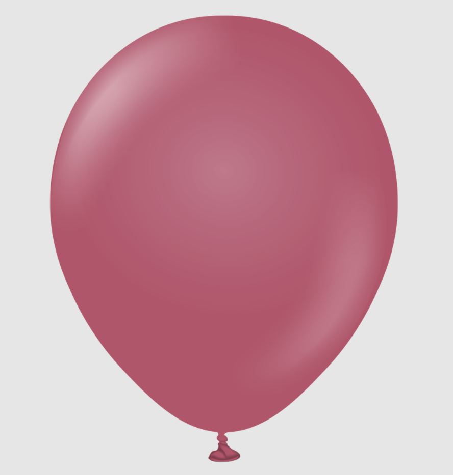 Kalisan 5" Retro Wild Berry Balloon 100 Pack - Click Image to Close