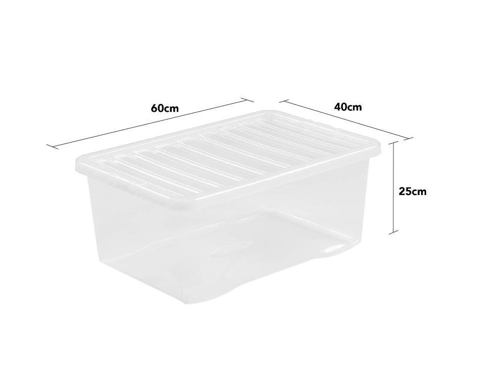Wham Crystal 45L Box And Lid - Click Image to Close