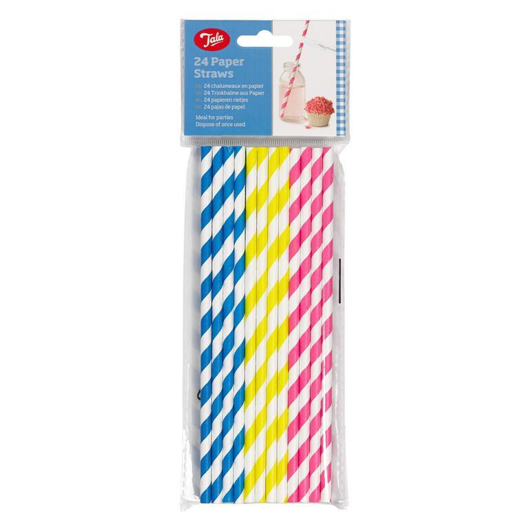 Tala Pastel Paper Straws - Click Image to Close