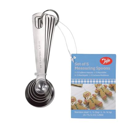 Tala Set 5 Measuring spoons - Click Image to Close