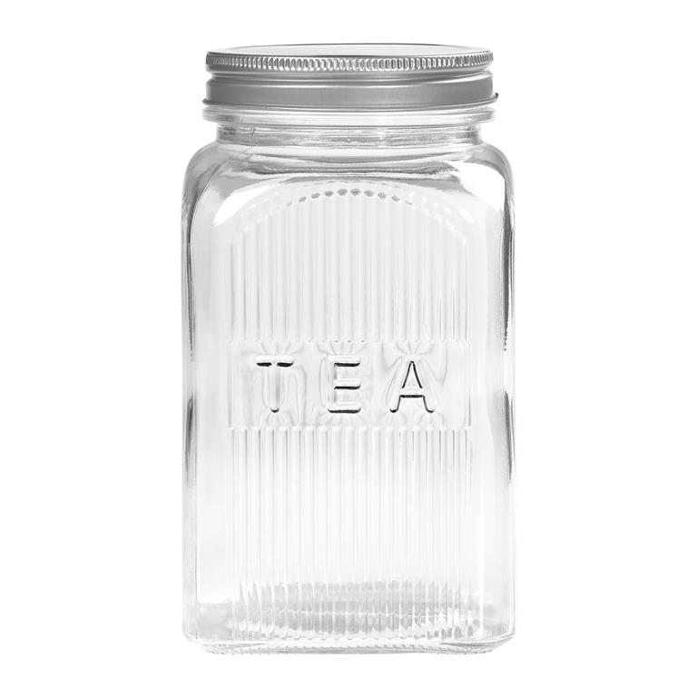 Tala Tea Glass Jar With Screw Top Lid 1250ml - Click Image to Close
