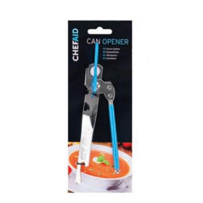 Chef Aid Can Opener With PVC Grip Handle - Click Image to Close