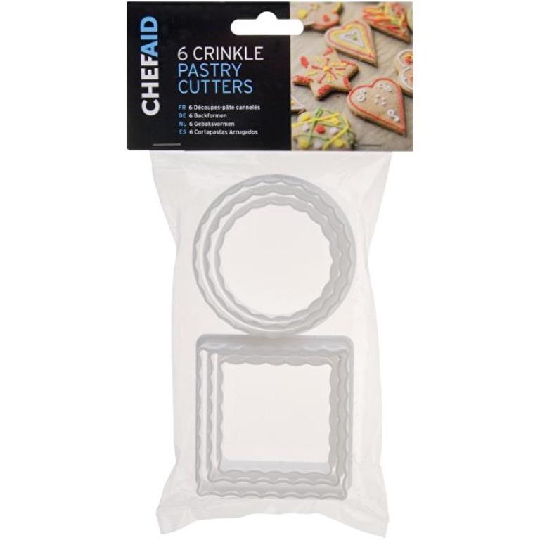 Chef Aid Pastry Cutters 6 Pack - Click Image to Close