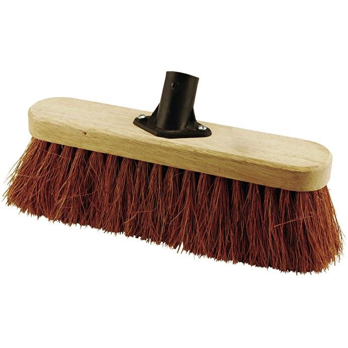 Elliotts Wooden Broom Head 29cm With Bracket - Click Image to Close