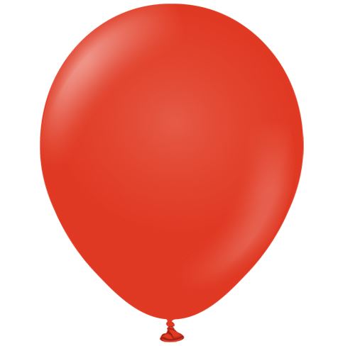 Kalisan 12" Standard Red Latex Balloons 100 Pack - Click Image to Close