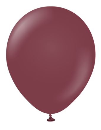 Kalisan 12" Standard Burgundy 100 Pack - Click Image to Close