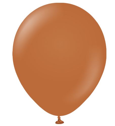 Kalisan 12" Standard Caramel Latex Balloons 100 Pack - Click Image to Close