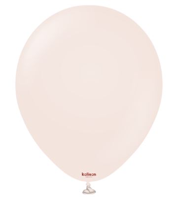 Kalisan 12" Standard Pink Blush Latex Balloon 100 Pack - Click Image to Close