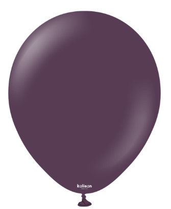 Kalisan 12" Standard Plum Latex Balloon 100pack - Click Image to Close