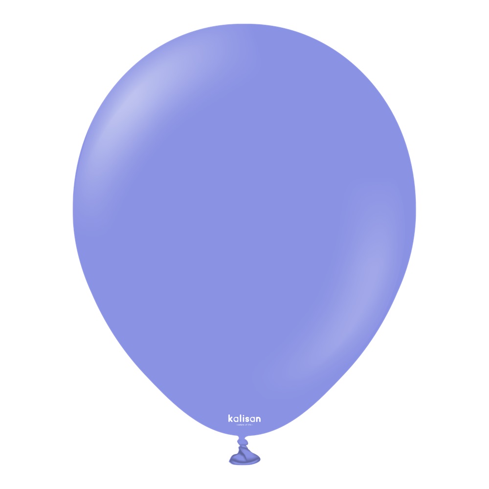 Kalisan 12" Standard Periwinkle Latex Balloons 100 Pack - Click Image to Close