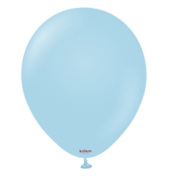 Kalisan 12" Macaron Blue Pastel 100Pack - Click Image to Close