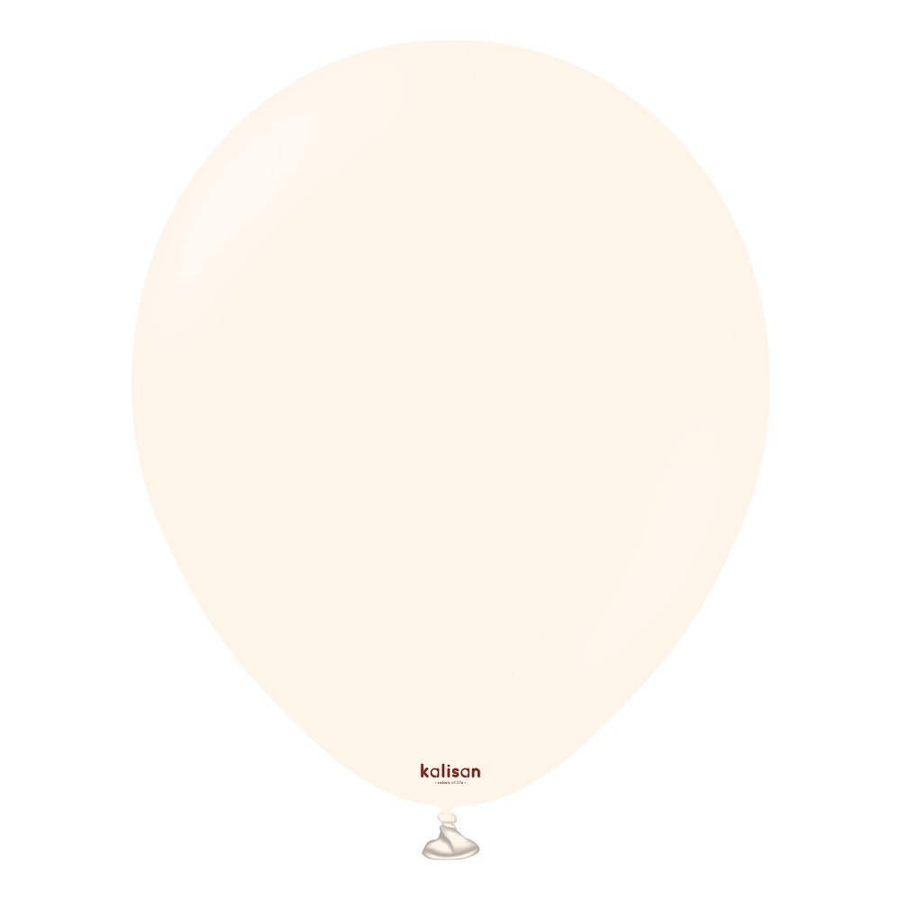 Kalisan 12" Standard Macaron Pale Salmon Balloons 100pc - Click Image to Close