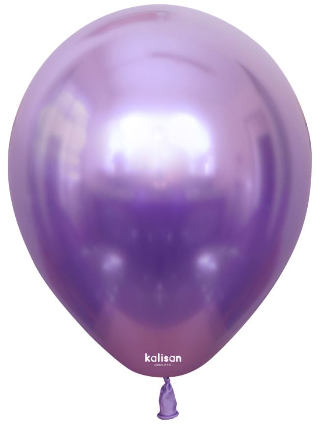 Kalisan 12" Mirror Violet 50 Pack - Click Image to Close