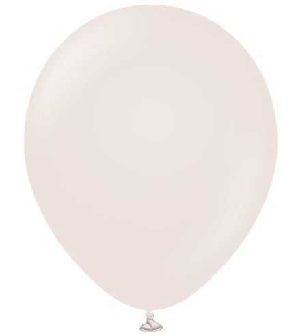 Kalisan 12" Retro White Sand Latex Balloons ( 100 ) - Click Image to Close