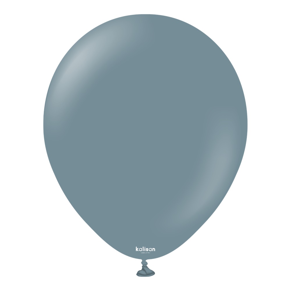 Kalisan 12" Retro Denim Latex Balloons 100 Pack - Click Image to Close