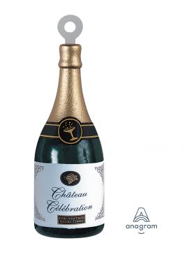 Balloon Weight Foil Champagne 170g / 6oz - Click Image to Close
