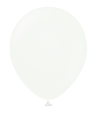 Kalisan 18" Standard White Latex Balloon 25 Pack - Click Image to Close