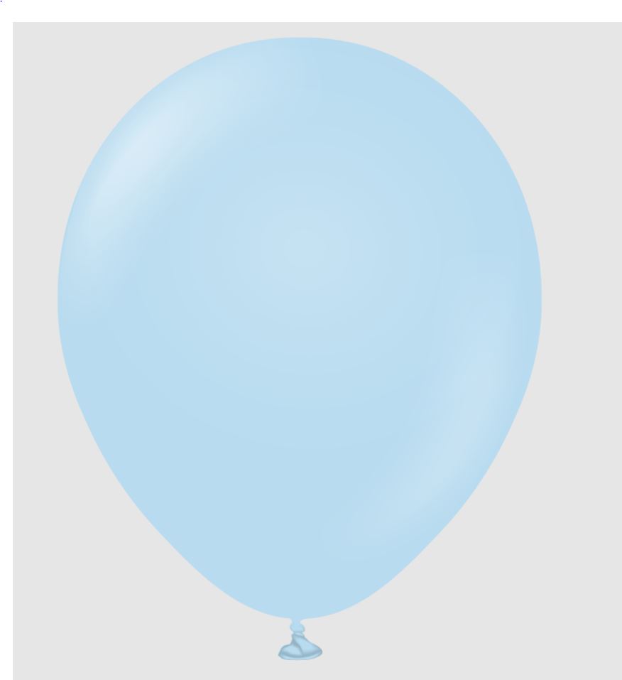 Kalisan 18" Macaron Blue Balloon 25 Pack - Click Image to Close