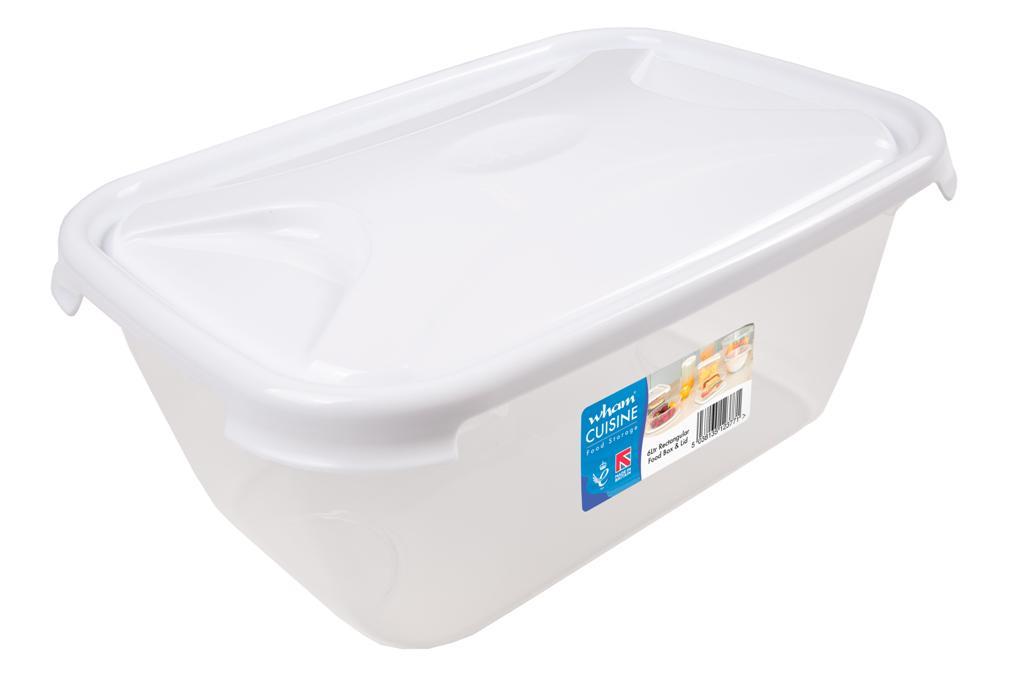Wham Cuisine 6L Recatngle Food Box With Lid - Click Image to Close