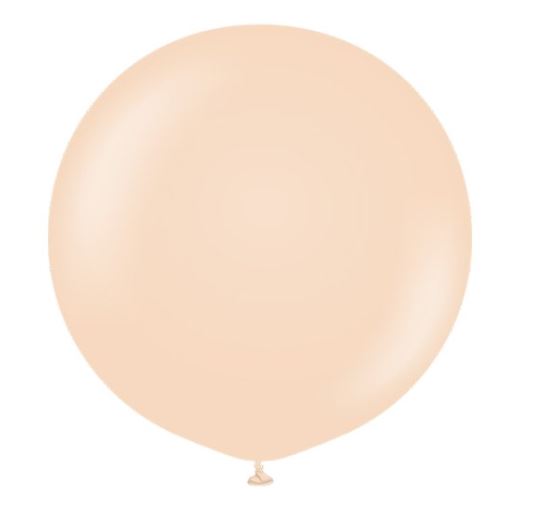 Kalisan 24" Standard Blush Latex Balloons 2 Pack - Click Image to Close