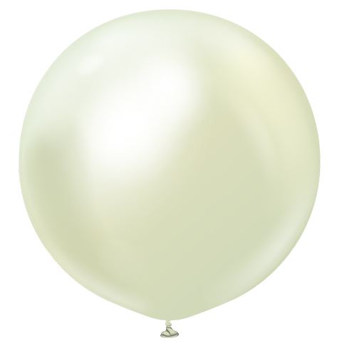 Kalisan 24" Mirror Green Gold Latex Balloons 2 Pack - Click Image to Close