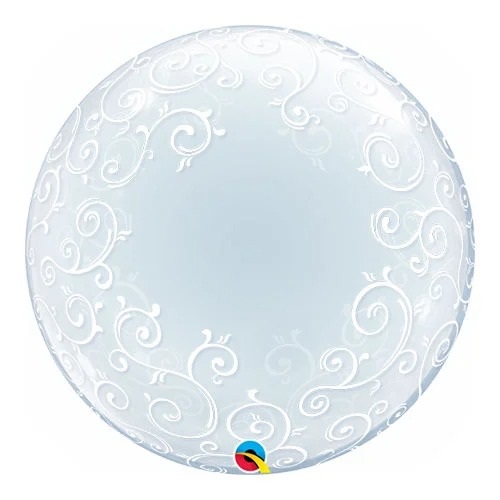 Qualatex 24" Quality Deco Bubble Fancy Filigree - Click Image to Close