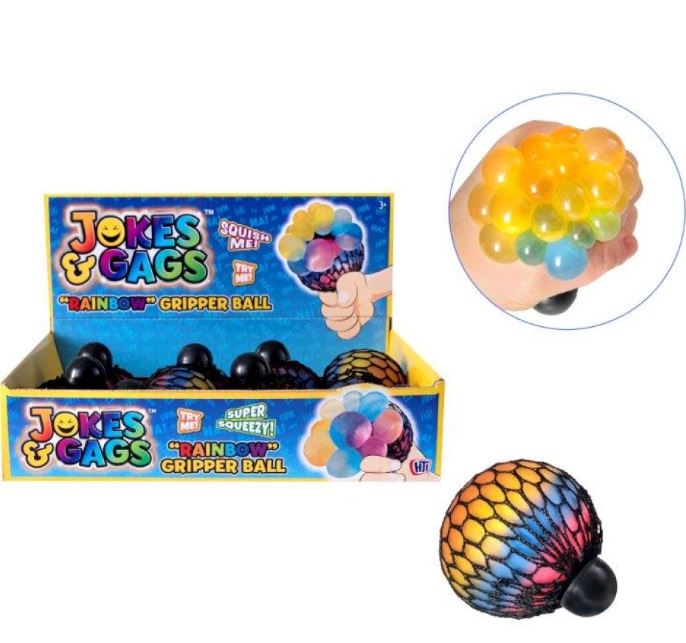 Rainbow Gripper Ball - Click Image to Close