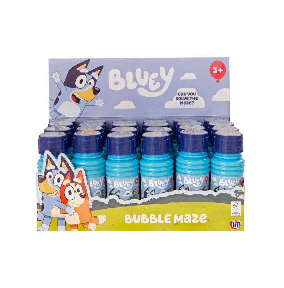 Bluey Bubble Tub With Maze x 24 ( 40p Each ) - Click Image to Close