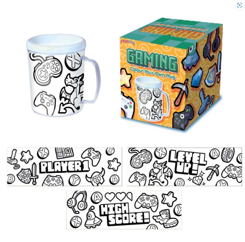 Gaming Colour Your Own Mug - Click Image to Close