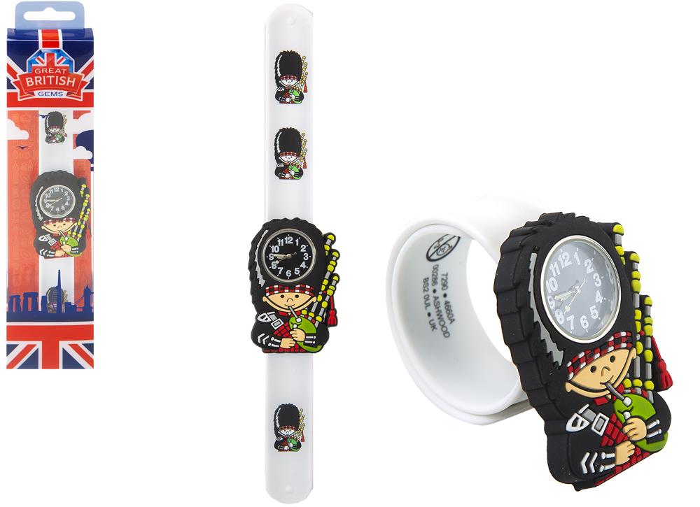 Scots Guard London Souvenir Snap Bracelet Watch - Click Image to Close