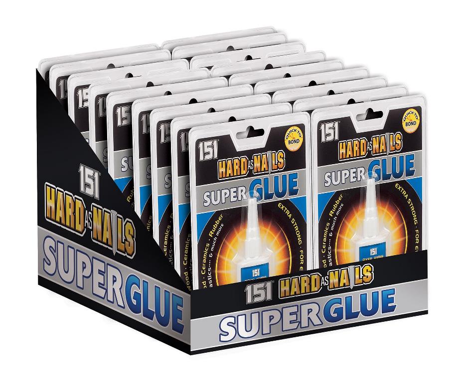 Hard As Nails Super Glue 20G - Click Image to Close