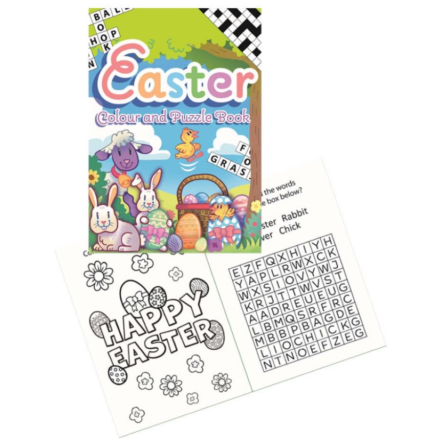 Easter A6 Colouring & Puzzle Book X 24 ( 15p Each ) - Click Image to Close