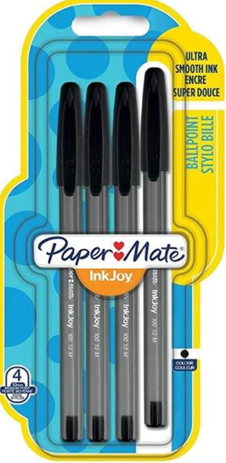 PAPERMATE PACK OF BLACK PENS - Click Image to Close