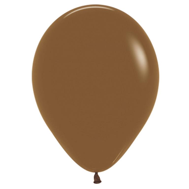 12" Sempertex Fashion Coffee Latex Balloons 50 Pack - Click Image to Close