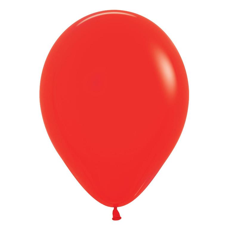 Sempertex Balloons 5In Fashion Red 100 Pack - Click Image to Close